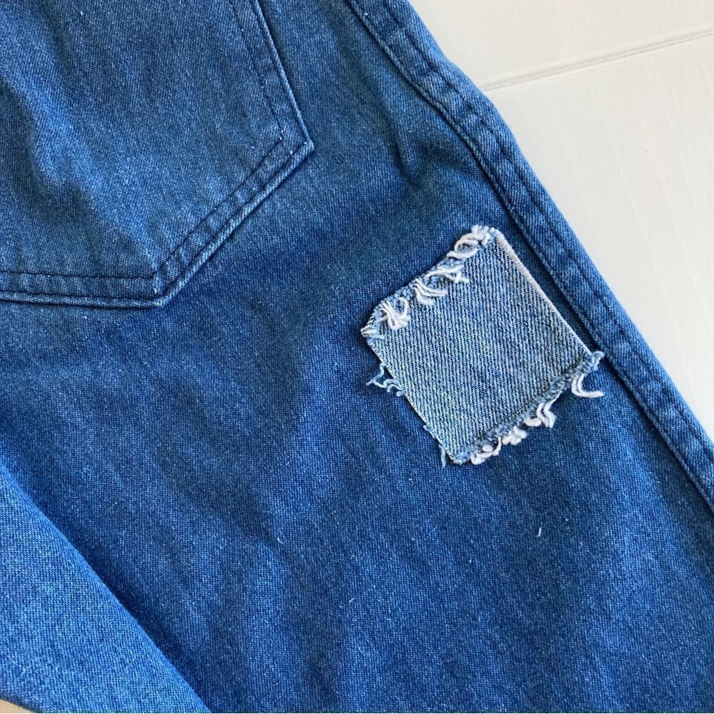 Riley 1880 Patchwork Cut-Off Shorts - image 4